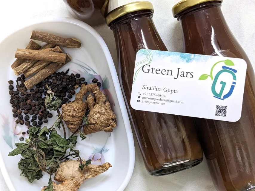 A Green Jars jar in use